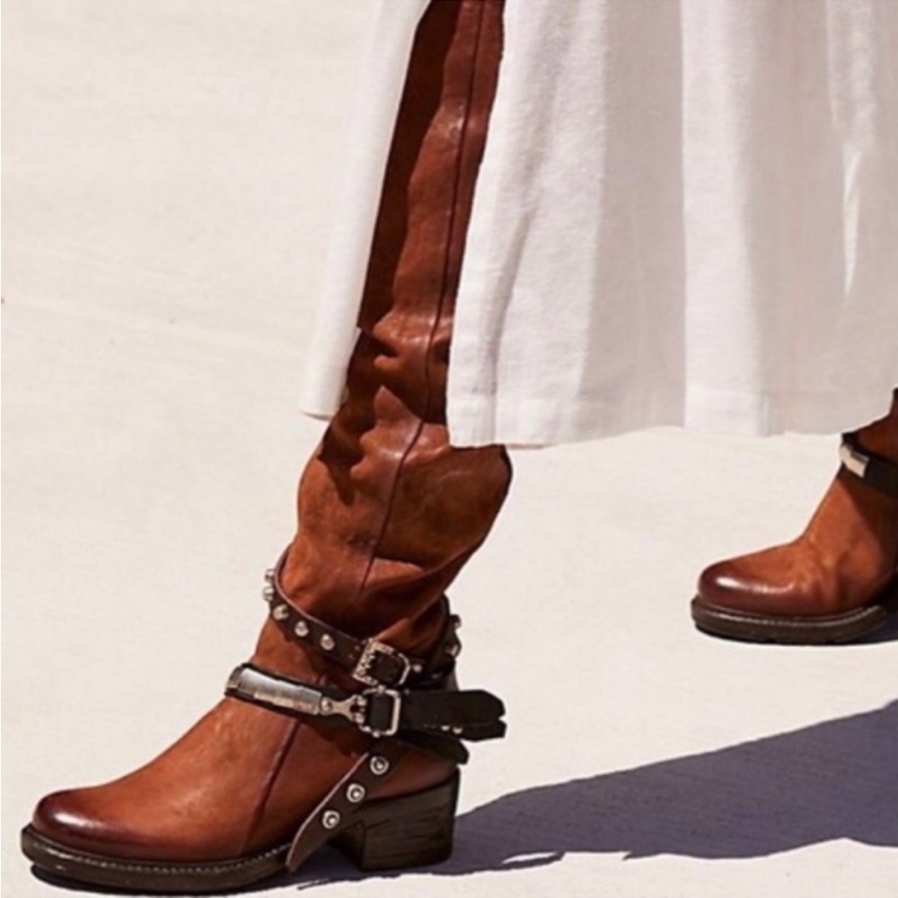 Genuine leather over the knee Western Boots AS98 Boots